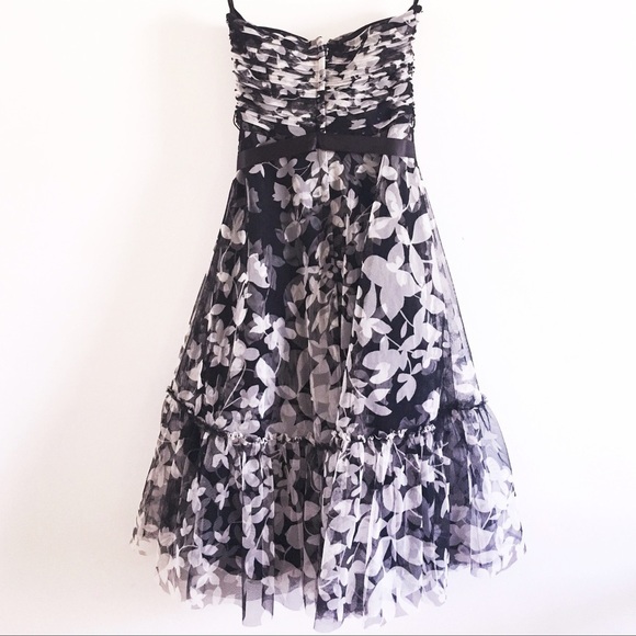 NWT BCBG Strapless Tulle Dress size XS - Picture 6 of 8